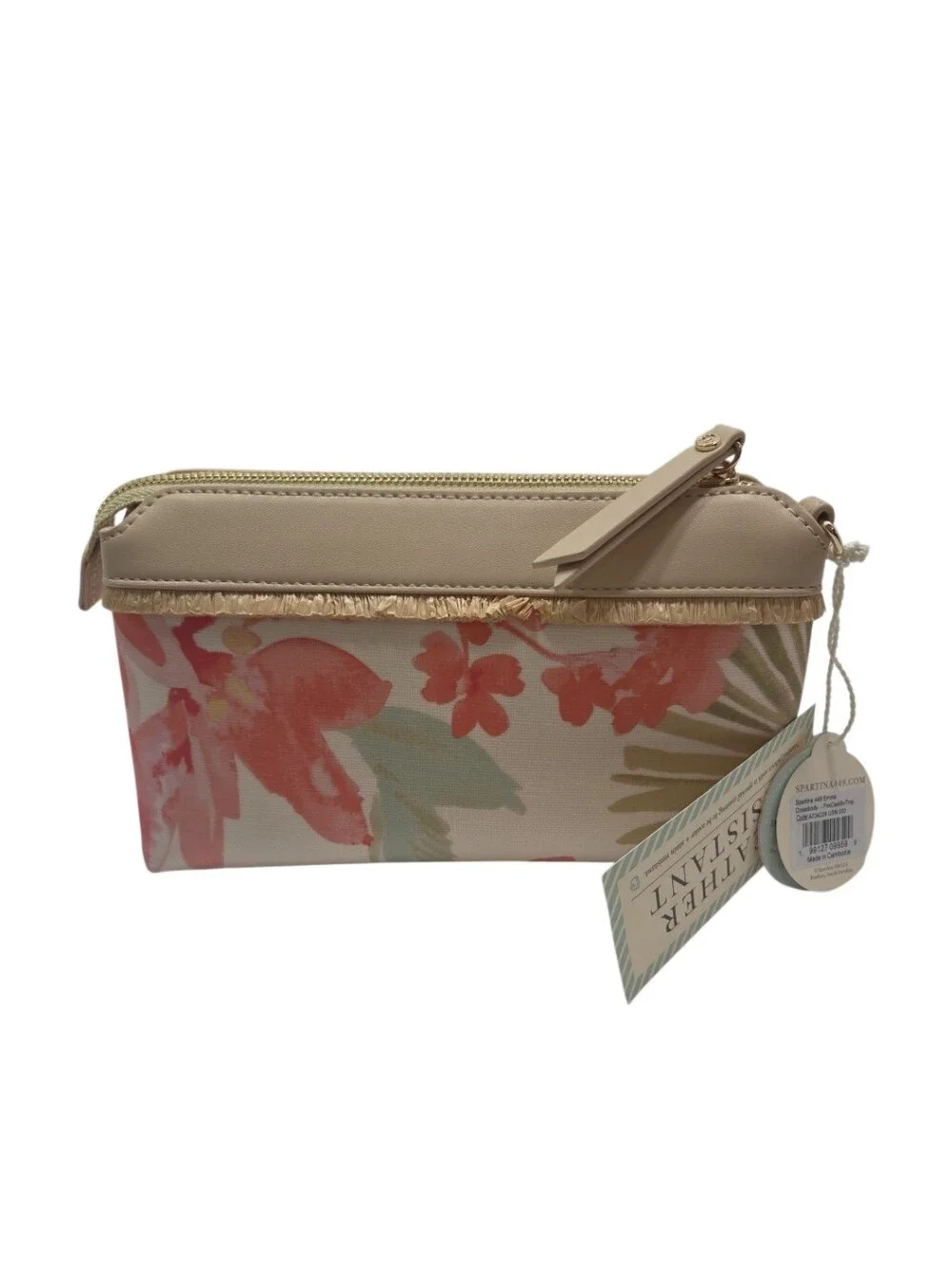 Spartina 449 Emma Crossbody Clutch Castillo Tropical NWT